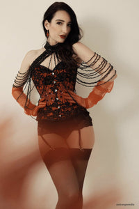 Beautiful Couture-Korsett, rot