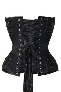 Corset Story C51 Black Satin Couture Corset