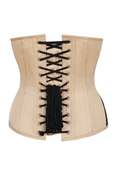 Longline Beige Mesh Underbust