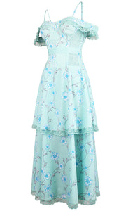 Kurzärmliges Korsettkleid mit Netzstoffeinsätzen