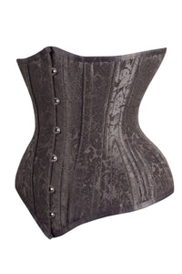 Schönes Longline Waist Training Unterbrust-Korsett in Noire