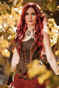 Mittelalterlich inspiriertes LARP Korsett, Steampunk