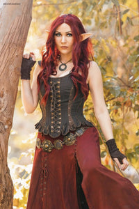 Mittelalterlich inspiriertes LARP Korsett, Steampunk