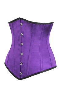 Corset Story BC-046 Longline Purple Satin Underbust Corset