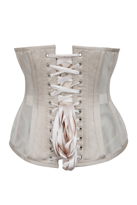 Corset Story BC-054 Champagne Undertone Mesh Longline Underbust