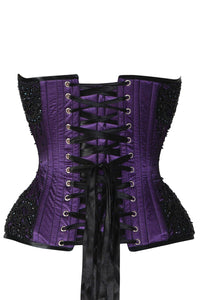 Corset Story C50 Purple Satin Couture Corset