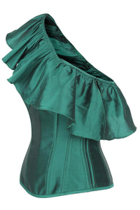 Corset Story FTS020 Off the Shoulder Emerald Green Corset Top