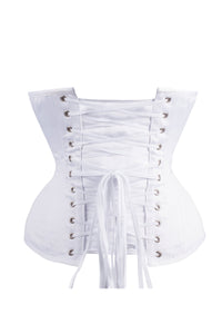 Corset Story MY-069 Long White Underbust Corset Waist Taming