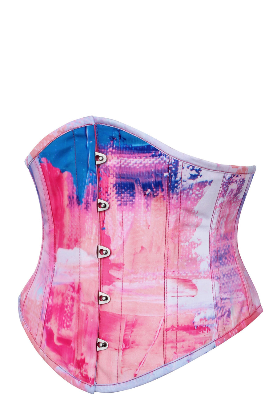 Corset Story MY-635 Cotton Candy Pink and Blue Waspie Corset