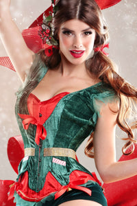 Corset Story FTS056 Christmas Elf Steel Boned Corset