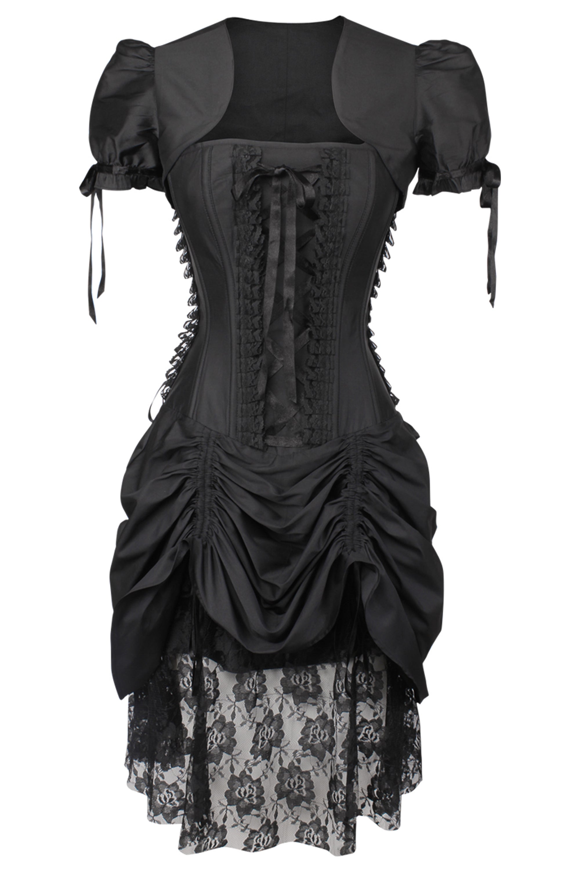 Black corset dress on sale