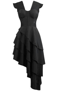 Corset Story SDS012 Little Black Corseted Dress