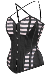 Corset Story FTS209 Caged Effect Mesh and Satin Overbust Corset
