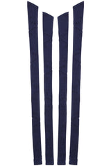Dahlia Strap – Ein Schulterträger in sommerlichem Marineblau mit „Broderie Anglaise“-Muster, aus Baumwolle