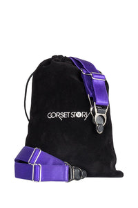 Corset Story SUSPENDER;P;4 4 x Steel Suspender Clips In Purple